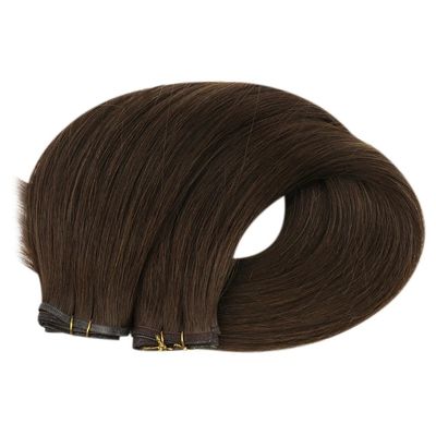 Cuticula alinhada Sem costura PU Skin Weft Envio rápido via FedEx / DHL / Aramex / TNT