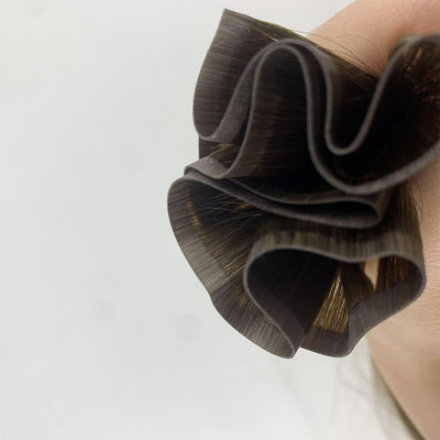 Cuticula alinhada Sem costura PU Skin Weft Envio rápido via FedEx / DHL / Aramex / TNT