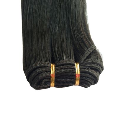 Tela de cabelo virgem indiana remy e cor preta natural com embalagem peso bruto 0,300 kg