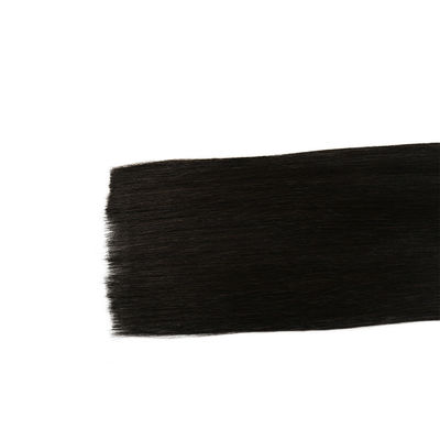 Tela de cabelo virgem indiana remy e cor preta natural com embalagem peso bruto 0,300 kg