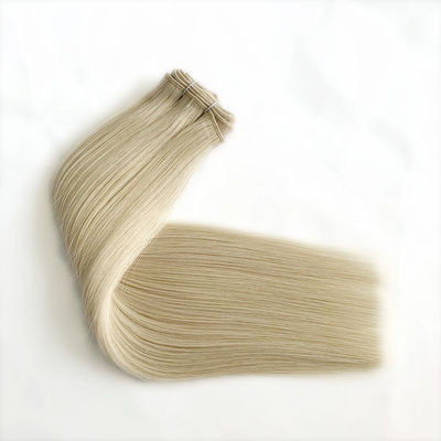 Straight Double Drawn Volume Weft Customized Machine Hair com reembolso de 30 dias