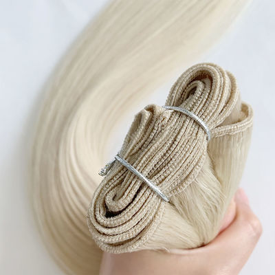 Cabelo duplo, tecido de cabelo russo Remy, extensões de cabelo, estilo reto, sem derramamento.
