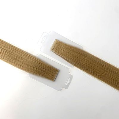 Cabelo humano com fita injetável de tecido de pele PU sem costura em extensões de cabelo de fita invisível