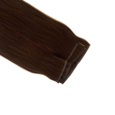 Muti Color Remy Hair Extensions 100% Peruvian Flat Weft Cabelo humano com pele PU Weft