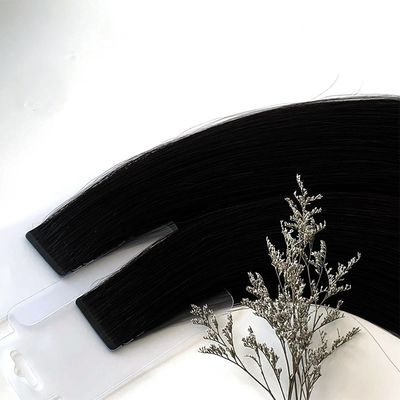 Extensões de cabelo de cutícula completa russa Extensões de cabelo de fita sem costura invisível para cabelo