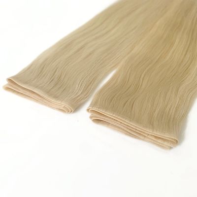 Design personalizado PU pele cabelo tecido de mão Mini tecido plano amarrado para personalização de salão