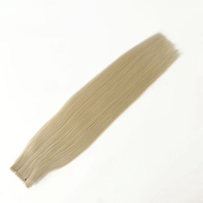 Design personalizado PU pele cabelo tecido de mão Mini tecido plano amarrado para personalização de salão