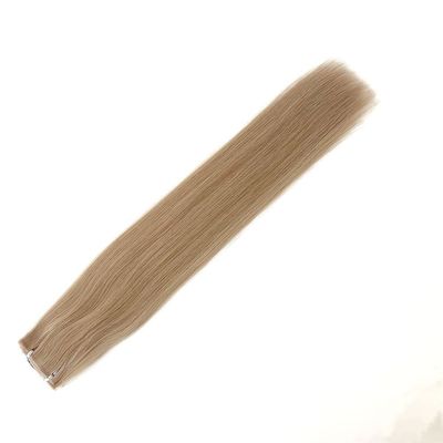 Extensões de cabelo em bruto 100% de cabelo humano Duplo desenho PU Tecido de pele PU Invisível Tecido de cabelo PU
