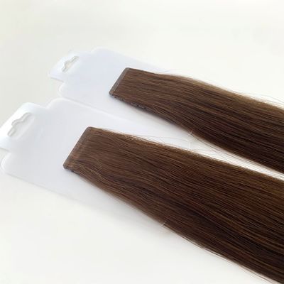 Tela de cabelo virgem sem costura em extensões personalizada solicitação personalizada 18 meses Vida útil