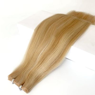 Cabelo humano PU Tecido de pele em cor Muti para embalagem Tamanho 50.00cm * 8.00cm * 3.00cm