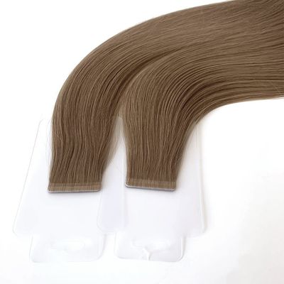 200 embalagens/cartão Extensões de cabelo de fita fina Cabelos humanos vietnamitas em cores destacadas