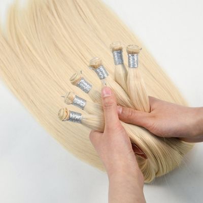 50.00cm * 8.00cm * 3.00cm Tamanho do pacote Genius Weft Remy 12A Extensões de cabelo