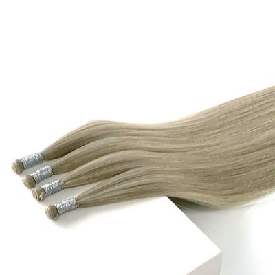 100 g/ embalagem European Remy Human Weft Hair Extensions 13A Double Drawn Russian Genius