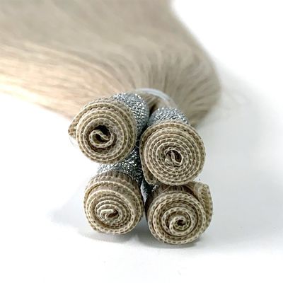 100 g/ embalagem European Remy Human Weft Hair Extensions 13A Double Drawn Russian Genius