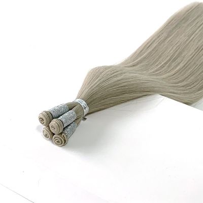 100 g/ embalagem European Remy Human Weft Hair Extensions 13A Double Drawn Russian Genius