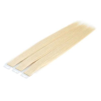 18 Meses Vida Mini flor de fita de cabelo Extensões para o cabelo virgem Remy natural