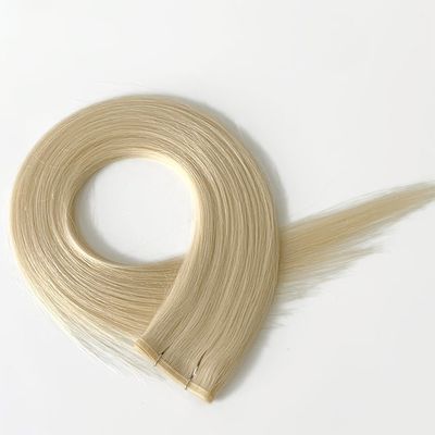 100 g/ embalagem Pelo Humano Rémy de cor Muti, Plano, Trama Dupla, Pelo Bruto