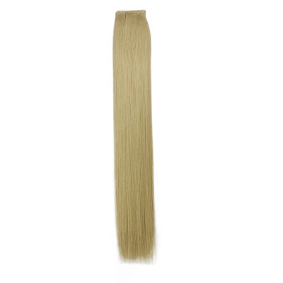 Remy Hair Invisible Flat Hair Weft para extensões de cabelo de aparência natural