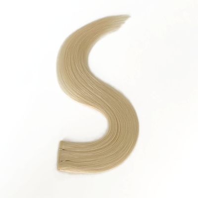 Cabelo humano duplo, invisível, tecido plano, estilo reto, garantia de devolução de 30 dias.