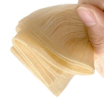 Cabelo humano duplo, invisível, tecido plano, estilo reto, garantia de devolução de 30 dias.