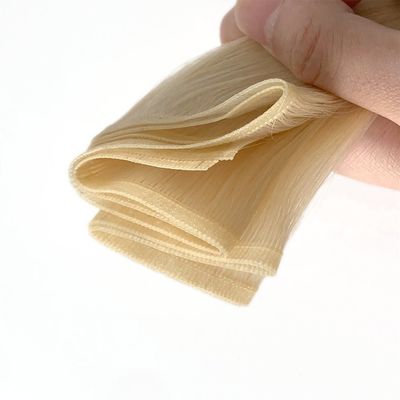 Cabelo humano duplo, invisível, tecido plano, estilo reto, garantia de devolução de 30 dias.