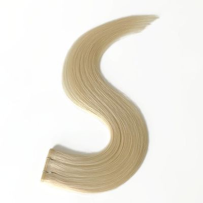 Flatweft-231010 Human Hair Bundles Virgem Flat Weft Extensões para o seu requisito