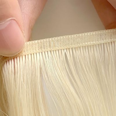 Flatweft-231010 Human Hair Bundles Virgem Flat Weft Extensões para o seu requisito