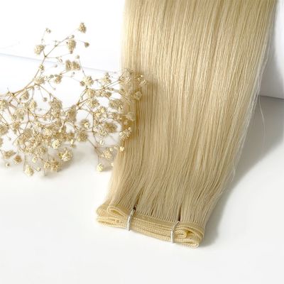 Flatweft-231010 Human Hair Bundles Virgem Flat Weft Extensões para o seu requisito