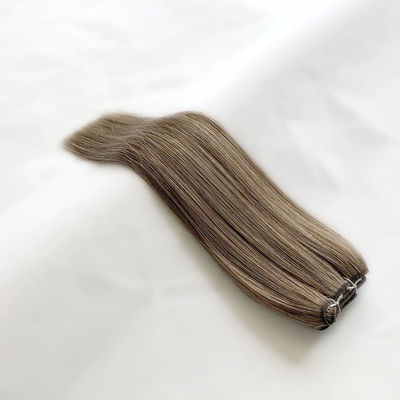 24 polegadas de personalização fina suave luz sem costura entrelaçamento remy 12A grau entrelaçamento extensões de cabelo