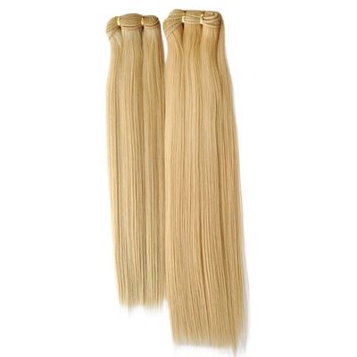 100% cabelo remy virgem russa loira sem costura extensões de cabelo sem derramamento sem emaranhado