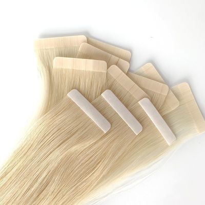 Grade 12A, não transformada, de fita inscrita em bruto, duplo desenhado, virgem Remy 100 Extensão de cabelo humano