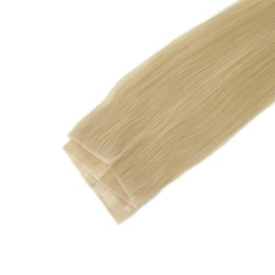 Pagamento inicial Extra longo Micro fino Sem costura PU Tecido de pele Invisível Tecido de cabelo