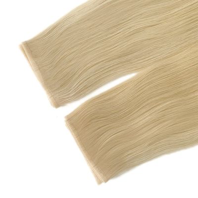 Remy Hair Skin Weft Sem costura Dupla Cutícula Alinhada Russian Weft Extensões de Cabelo
