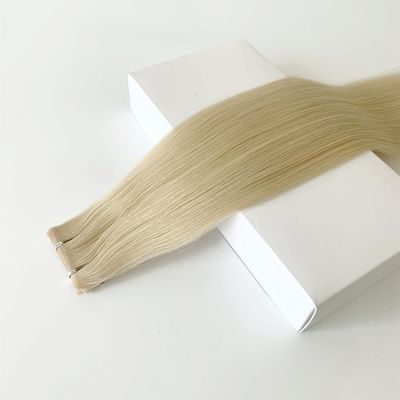 Remy Hair Skin Weft Sem costura Dupla Cutícula Alinhada Russian Weft Extensões de Cabelo
