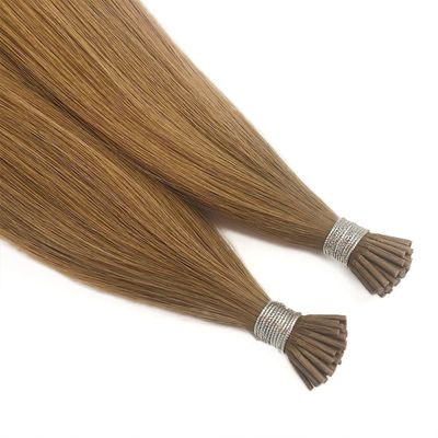 Super duplo desenhado cutícula europeia intacta queratina I ponta 100% Remy cabelo natural IT-20189