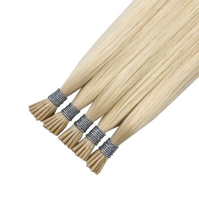 Estilo reto duplo desenhado com ponta I Extensões de cabelo humano remy com ceratina pré-ligada