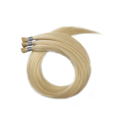 Estilo reto duplo desenhado com ponta I Extensões de cabelo humano remy com ceratina pré-ligada