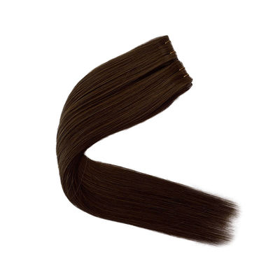 Injecção sem costura Tela natural dupla em extensões de cabelo 20 polegadas textura reta