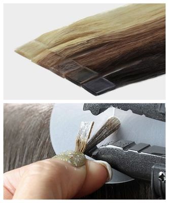 Italiano Remy Hair Extensões de cabelo de ponta plana de queratina com pagamento inicial
