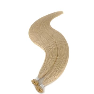 Comprar U V Fan Y I Tip Queratina Cabelo Humano Fusão de Fusão Cinza Extensões de Cabelo 1g/filamento