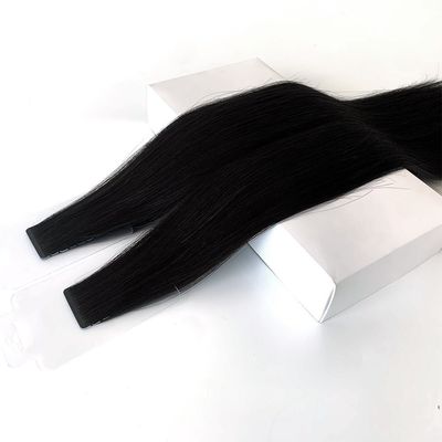 3 meses fitas vida cabelo humano extensões de cabelo russo cutícula alinhada fita dupla ins