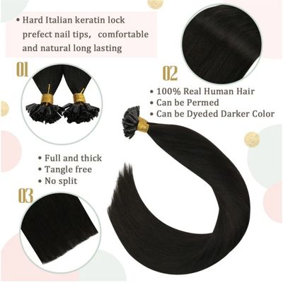 Cabelo Brasileiro Super Duplo Extenções U Tip Blonde 1g/filamento Cabelo Humano Pre-Enxertado