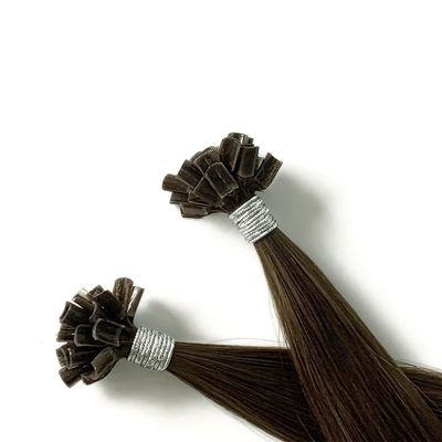 Muti-Color 100% de cabelo humano virgem duplo desenhado cru U Tip Extensões de cabelo de ponta plana