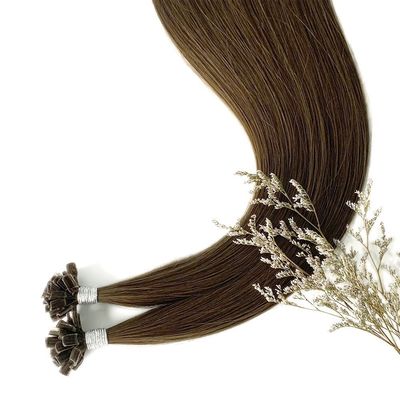 Conector de cabelo de ponta plana pré-ligado personalizado U Tip Ombre 2t Extension de cor de destaque