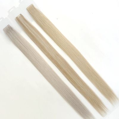 Blonde Color Sem costura Slim Tape Extensões de cabelo para mulheres Dyeable Dyeable dentro de US