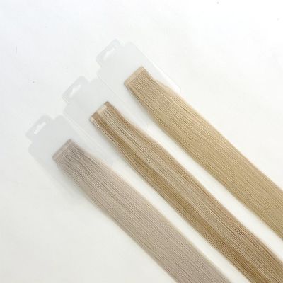 Blonde Color Sem costura Slim Tape Extensões de cabelo para mulheres Dyeable Dyeable dentro de US