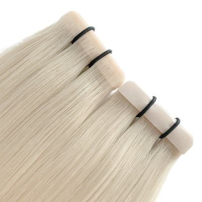 Blonde Color Sem costura Slim Tape Extensões de cabelo para mulheres Dyeable Dyeable dentro de US