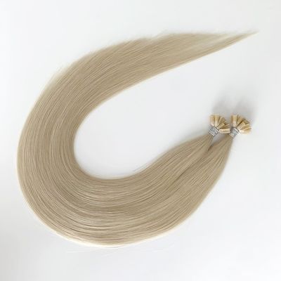 Extensões de cabelo humano pré-enroladas italianas duplo desenhadas I Tip U Tip de grau profissional