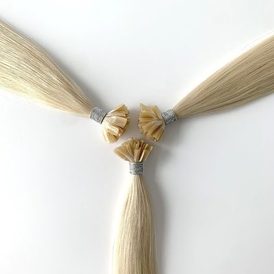 Cabelo Humano Italiano Queratina Pré-Aligada Remy Duplo Desenhado U Tip Extensão de Cabelo UT-23502