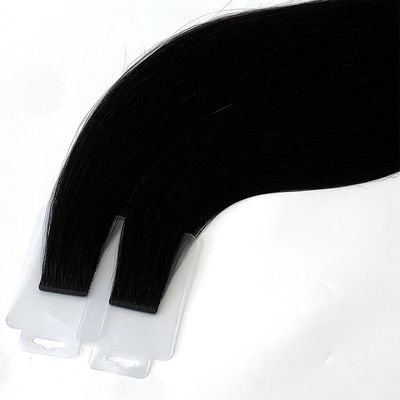 Banda de cabelo humano em extensões para extensões de cabelo invisíveis sem costura reutilizáveis